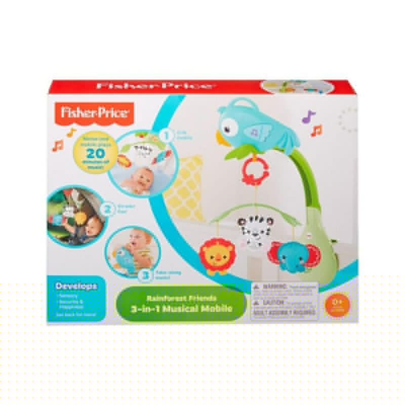 Mobile musical 3 en 1 rainforest friends - Jeu d'éveil Bébé  MTCHR