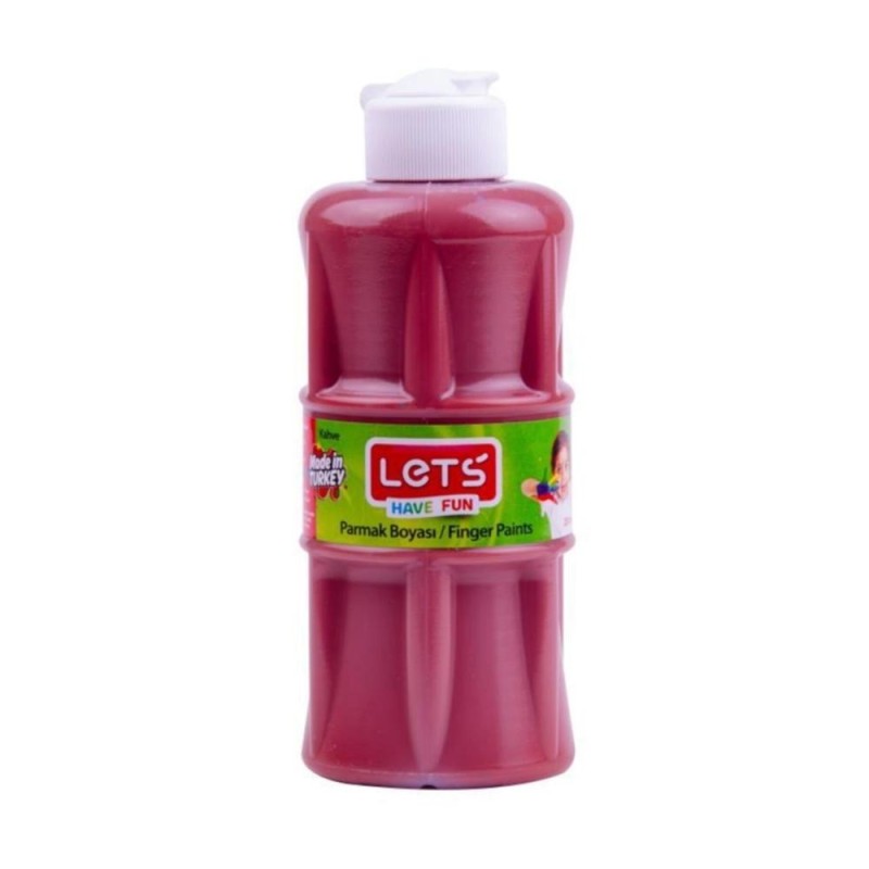 [143006003] LETS PEINTURE A DOIGT 250ML COULEUR MARRON L-5608