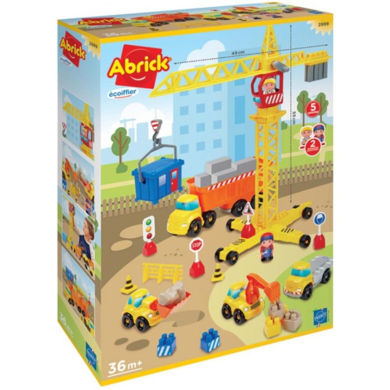Jeu de construction Ecoiffier Abrick Chantier 2999