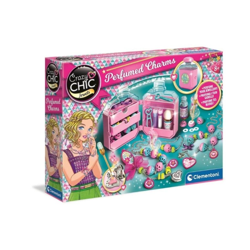 Coffret création de bijoux parfumés Crazy Chic Clementoni 18600