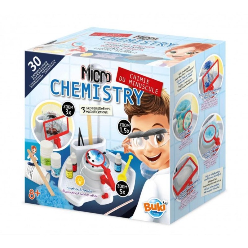 Coffret chimie du minuscule 30 expériences Buki 8367