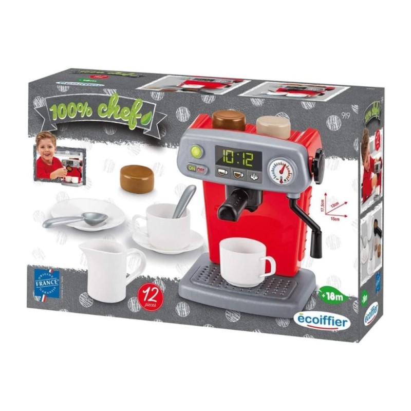 Ecoiffier 919 - Percolateur Machine à  Café pour enfants avec accessoir