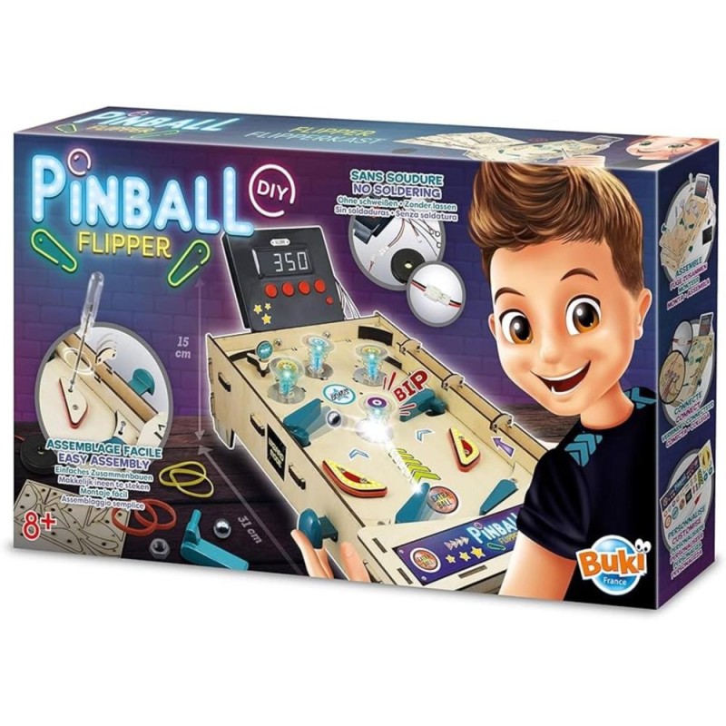 Flipper de Pinball DIY électronique à  construire Buki 2168