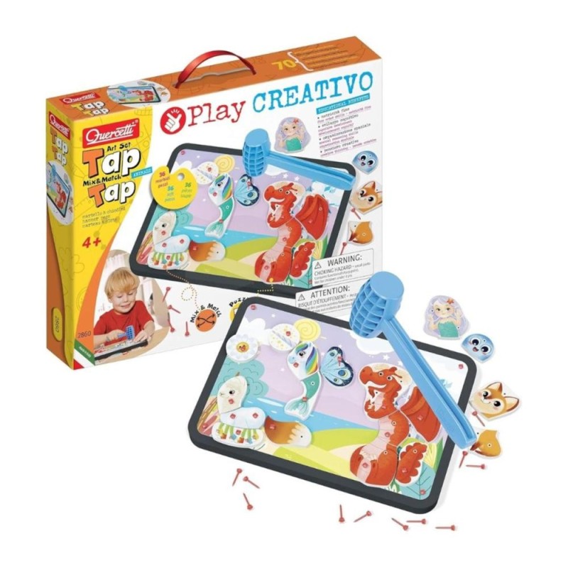 Jeu Créatif Tap Tap Animaux Quercetti 2860