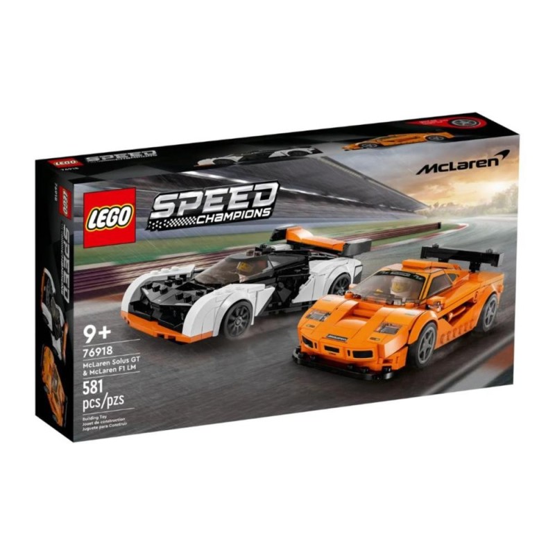 Lego 76918 Speed Champions McLaren F1 LM & Solus GT