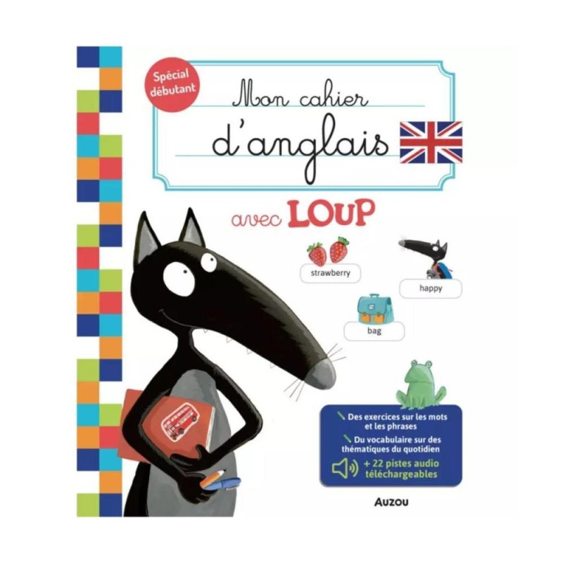 Mon cahier d'anglais avec loup 503341
