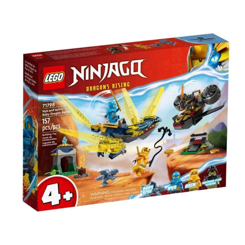 Lego Ninjago 71798 Combat du Bébé dragon de Nya et Arin