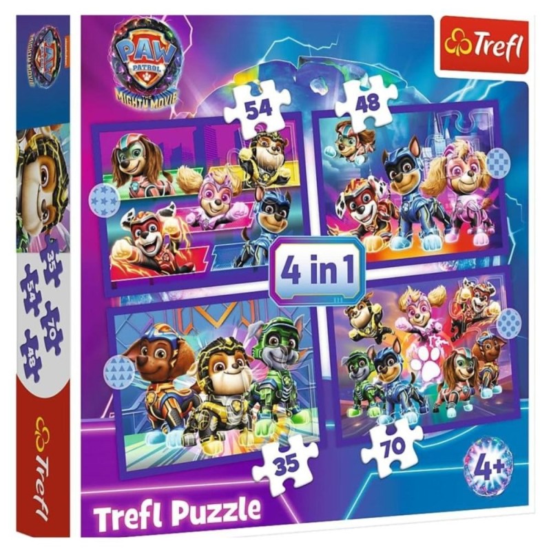 Puzzles 4in1 Viacom Paw Patrol 2023 34621