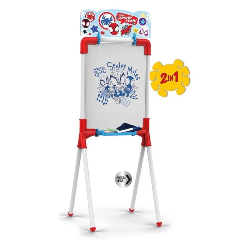 Tableau double face enfant spidey ardoise 2 en 1 Chicos 53033
