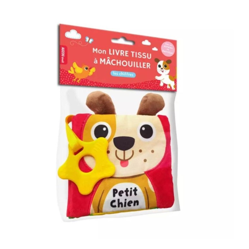 LIVRE TISSU PETIT CHIEN 92923