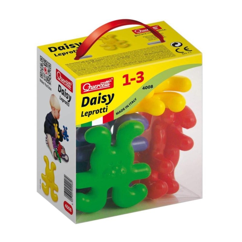 Jouet éducatif premier Quercetti 4008 Daisy Leprotti 8 pcs
