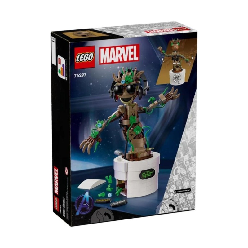 Lego 76297 Marvel Bébé Groot dansant figurine animée à  construire