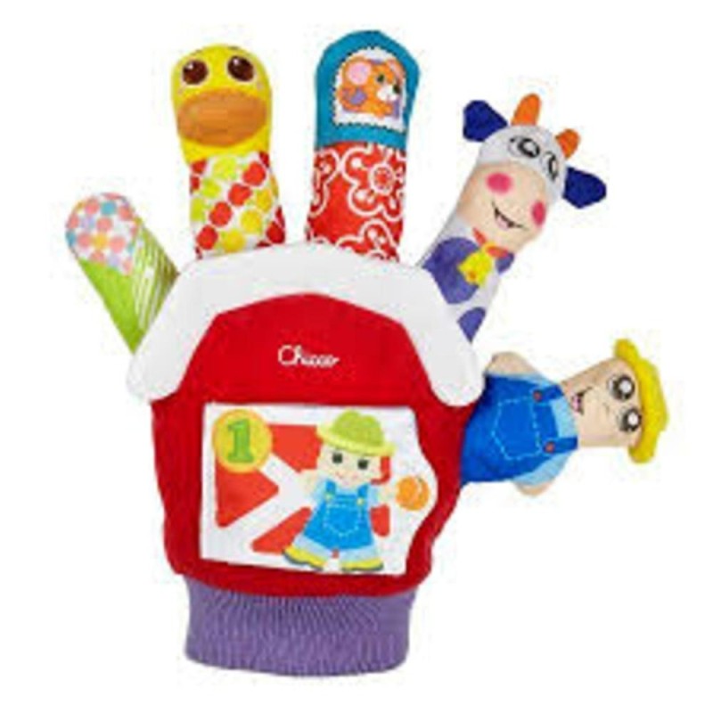 Jouet éveil et interaction marionnette à  doigt Bébé Chicco