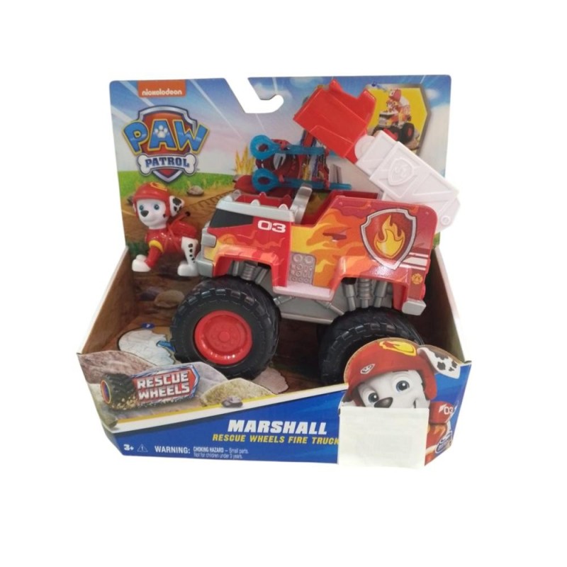 véhicule avec figurine rescue wheels marcus la pat' patrouille  606930