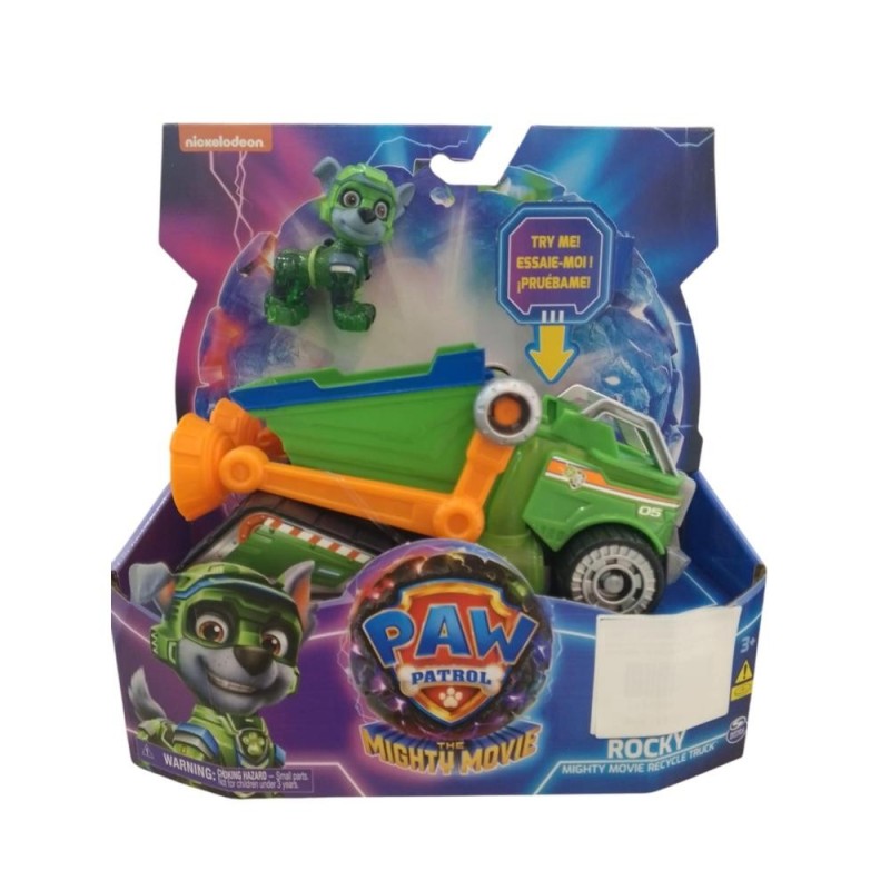vehicule avec figurine rocky la super patrouille - le film 6067508