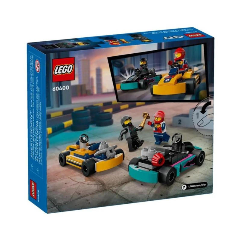 Jouet de construction Lego 60400 City Karts de Course