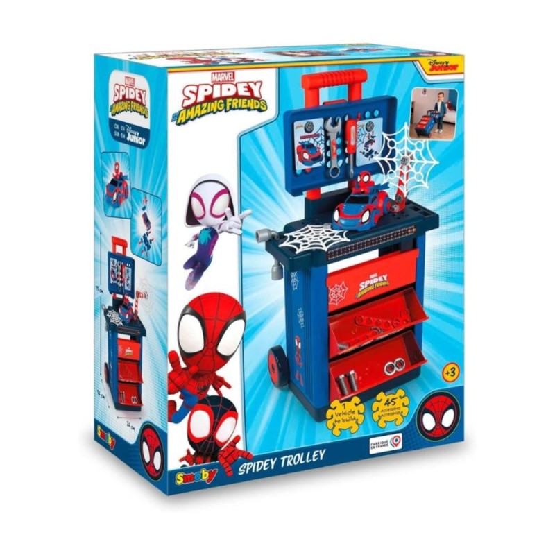 Smoby 360214 Spidey Chariot de Bricolage