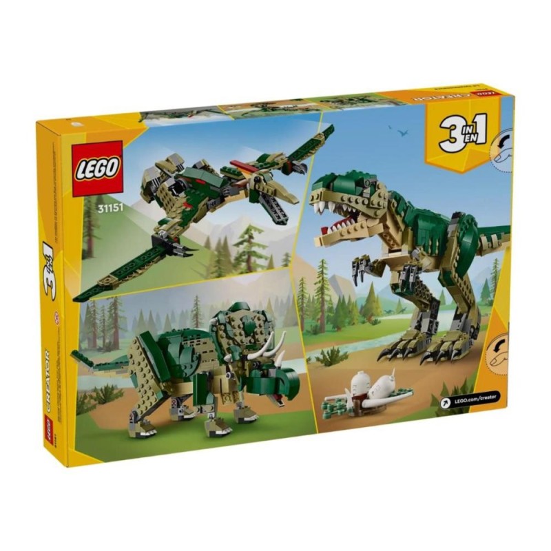 Jouet transformable Lego Creator 31151 T-Rex 3-en-1 Dinosaure