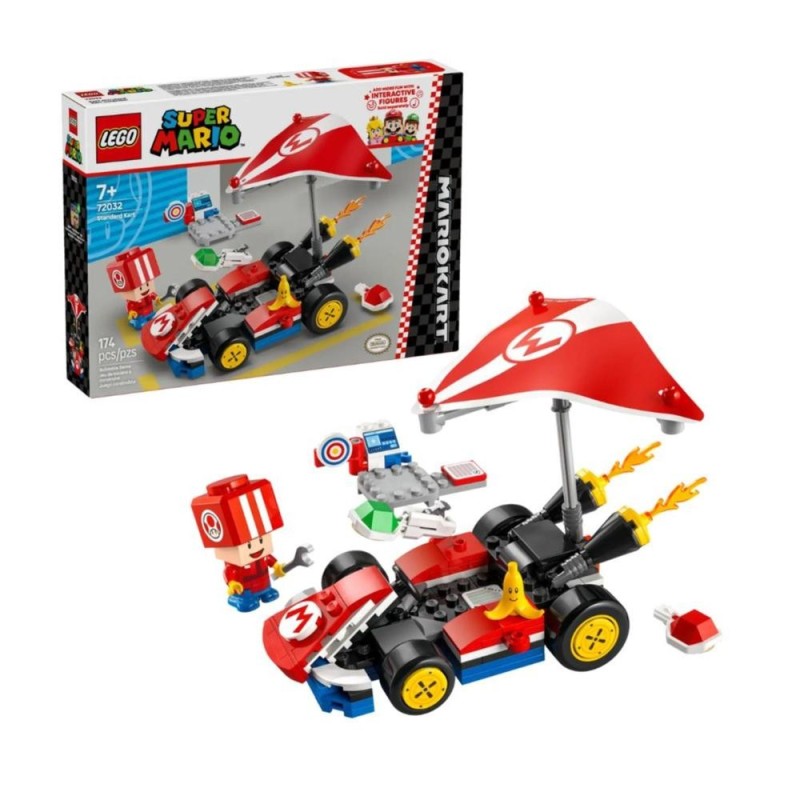 Voiture à  construire Lego 72032 Super Mario Kart avec Toad