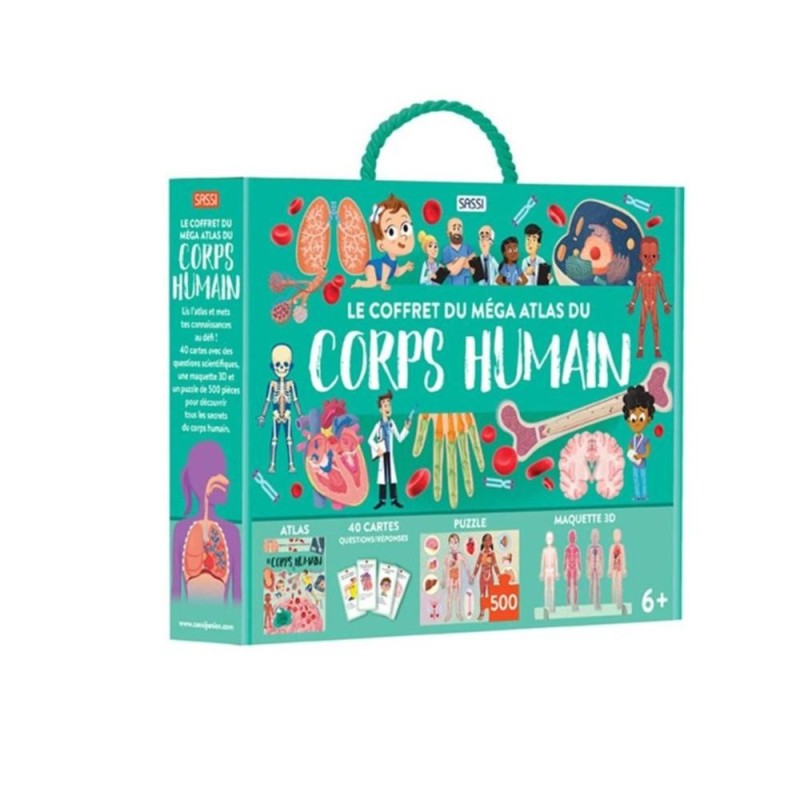 LE COFFRET DU MEGA ATLAS DU CORPS HUMAIN 10339