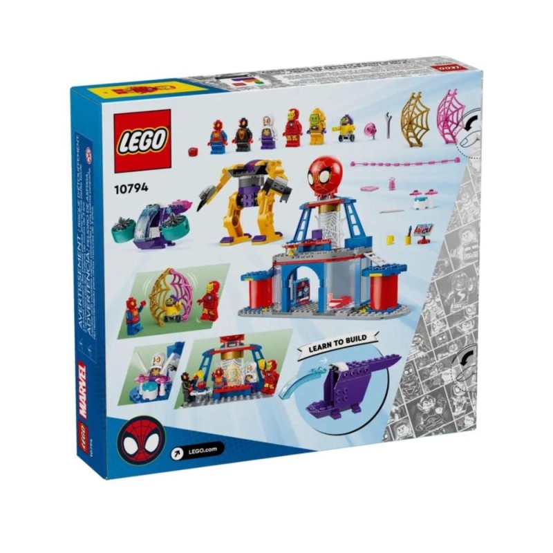 Lego 10794 Marvel Spidey le QG des lanceurs de toile
