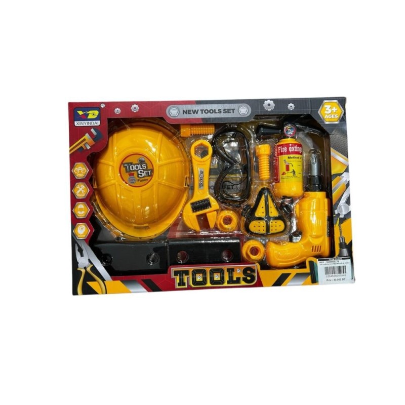 set outils de bricolage en coffret 3396A