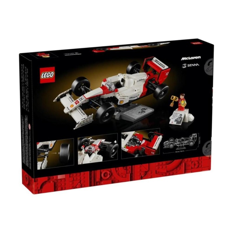 Set F1 Lego Icons 10330 McLaren MP4/4 & Ayrton Senna