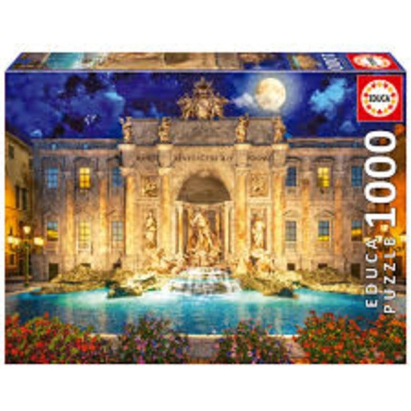 Puzzle 1000pcs Fontana Di Trevi Rome 19923