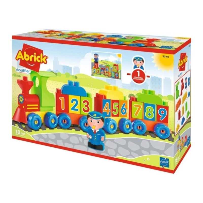 Train éducatif Abrick Ecoiffier 3349 lettres et chiffres
