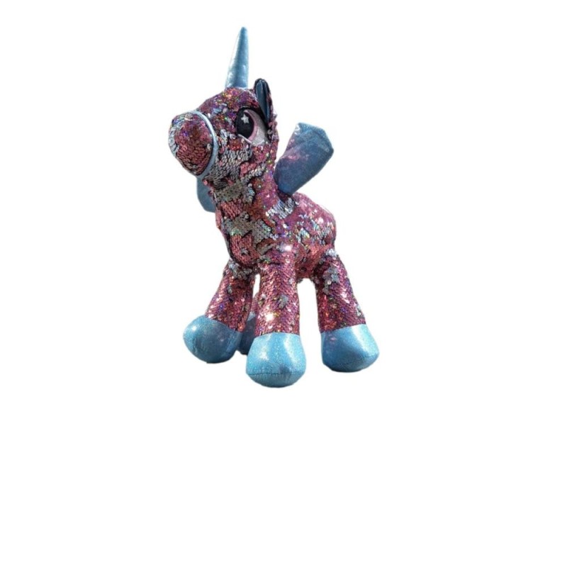 Pelluche licorne pailletté mm  sm215-19