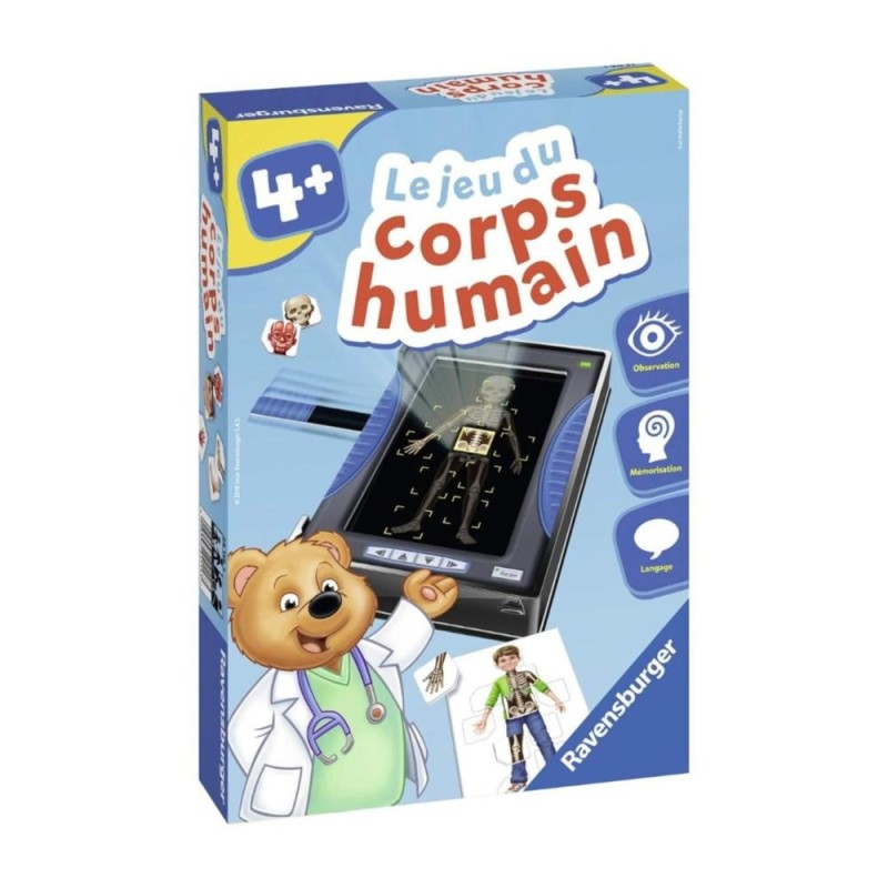 Jeu éducatif corps humain Ravensburger 24116