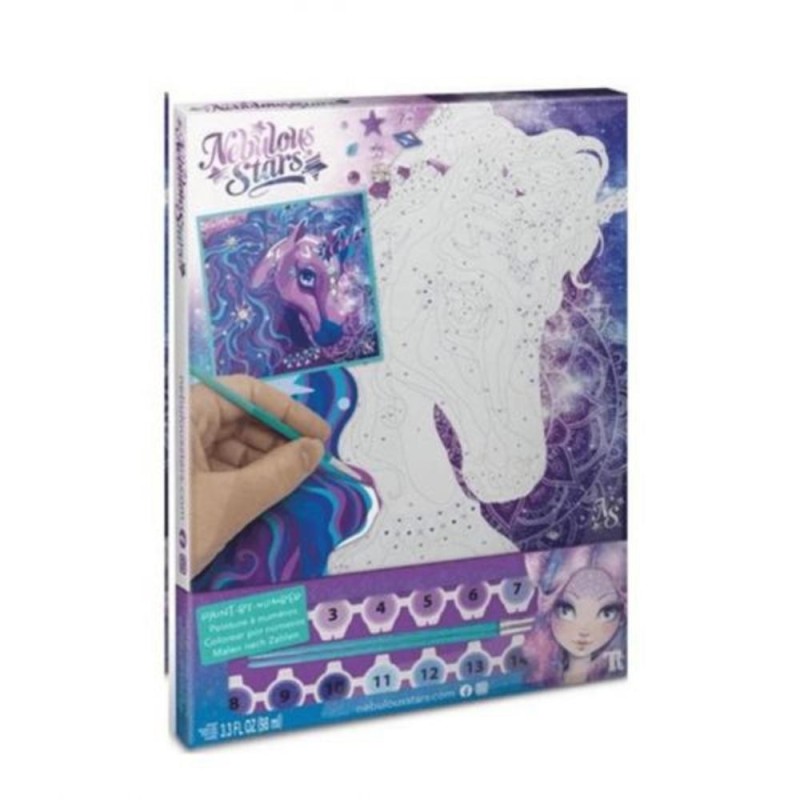 Peinture à  numéros sur toile - Nebulia & Horse NS11421